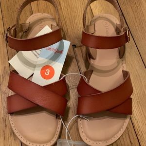 Girls' size 3 Pasha Sandals